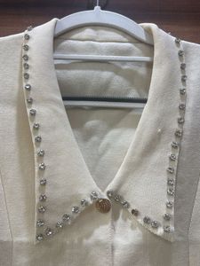 Embellished Collared Sleeveless Top