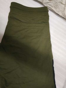 U.S POLO ASSN Men's Olive Green Athletic Shorts