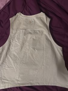 White Breathe Tank Top- Split sides