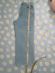 Light Wash Wide Leg Denim Jeans