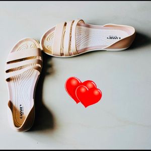 ☔️ Rainy wear - Chic Nude Jelly Sandals