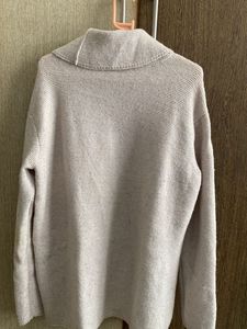 Cozy Cowl Neck Imported Warm Knit Sweater