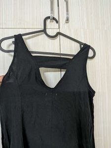 Black Embroidered Dress