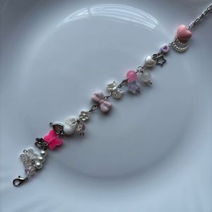 Charming Beaded Bracelet with Charms