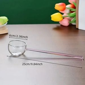 High Borosilicate Glass Spoon (Pack of 2)