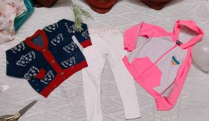 Combo Of Beautiful Cardigan With Leggings