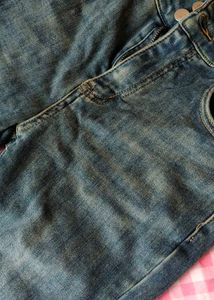Flared Jeans with Split Detail