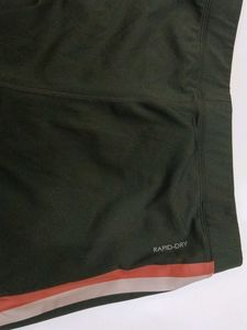 Stylish Olive Green Track Pants with Side Stripes