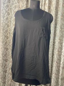 LOFT XL Sleeveless Black Tunic Top