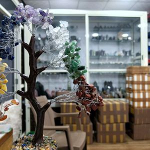 Seven Chakra Healing Crystal Tree 🔮