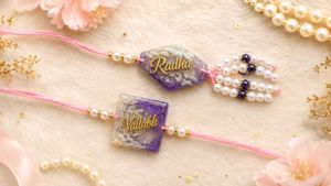 Beautiful Designer Rakhi Set for Bhagwan ji