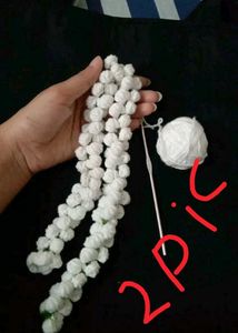 Handmade White Flower Garland