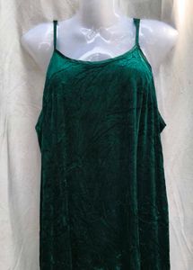 I. Emerald Velvet Maxi Dress