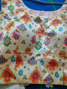 Like   New Blouse Golden Print Party Wear Blous