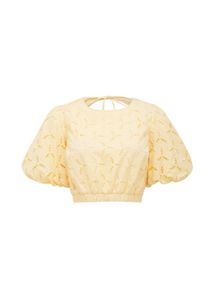 Forever New Riley Broderie Puff Sleeve CoOrd Top