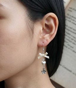 Kawaii Bow Heart Flower  Earrings