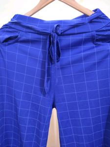 Beautiful Blue Plazo For Women
