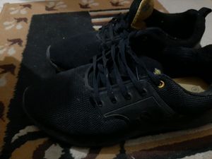 Sparx Black Shoes