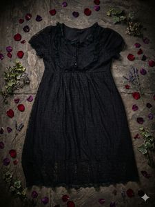 Elegant Black Lace Dress