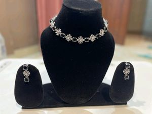 Black Stone AD Necklace