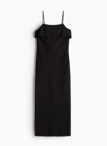 Elegant Black Strappy Dress