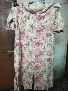 Floral Print Kurta