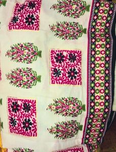 Elegant Floral Print Lehenga Choli Set