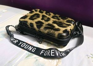 🐆 Leopard Mini Suitcase Crossbody Bag 🐆