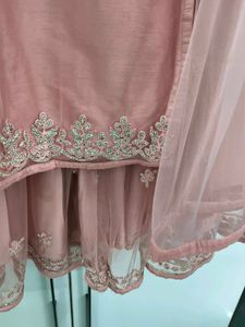 onion pink heavy garara suit