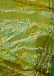 totally New 🆕 Elegant Yellow Embroidered Gown