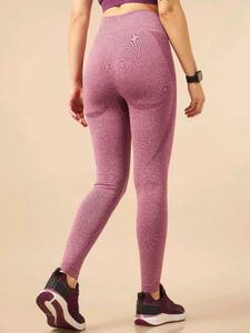 Red Seamless Sports Tights