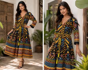 Boho Print Maxi Dress