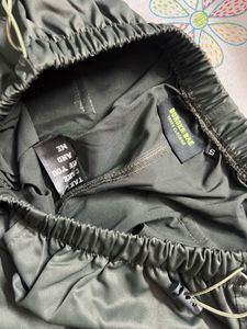 Burger Bae dark olive green Parachute Pants