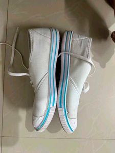 Classic White Canvas Sneakers