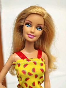 Barbie Doll in Watermelon Dress