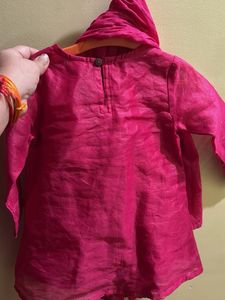 Girls' Embroidered Top &amp; Bottom Set