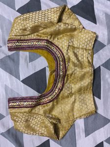 Elegant Brocade Blouse