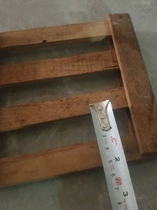Wooden plant stand base