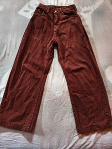 brown baggy jeansᯓ★