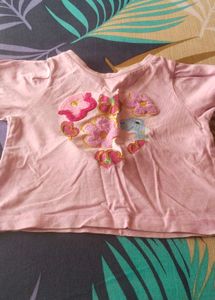 Pink Floral Top &amp; Pants Set