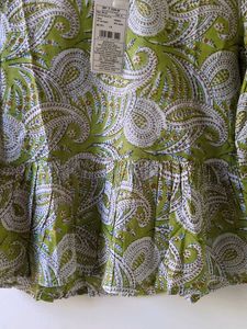Green Printed Top