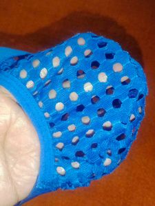 Blue mesh jockstrap