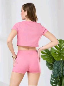 Co-ords set pink colour