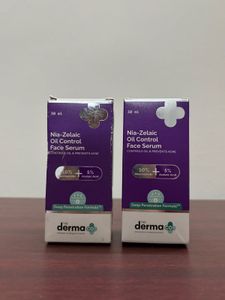 Combo The Derma Co Nia Zelaic Face Serum New