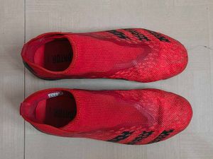 Red Adidas Predator Soccer Cleats
