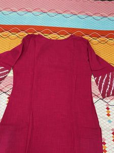 Stylish Pink Kurta &amp; Palazzo Set