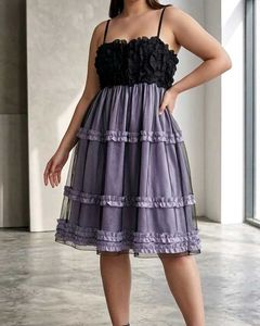 Chic Ruffled padded and  Layered Dress