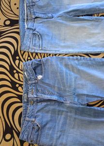 Flared Denim Jeans - Set of 2
