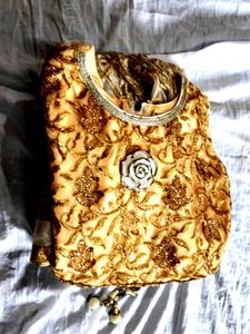 embroidery design and stone work