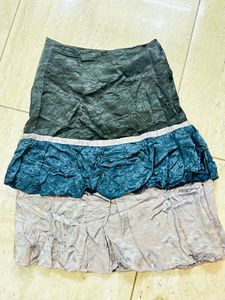 Tiered Ruffle Mini Skirt